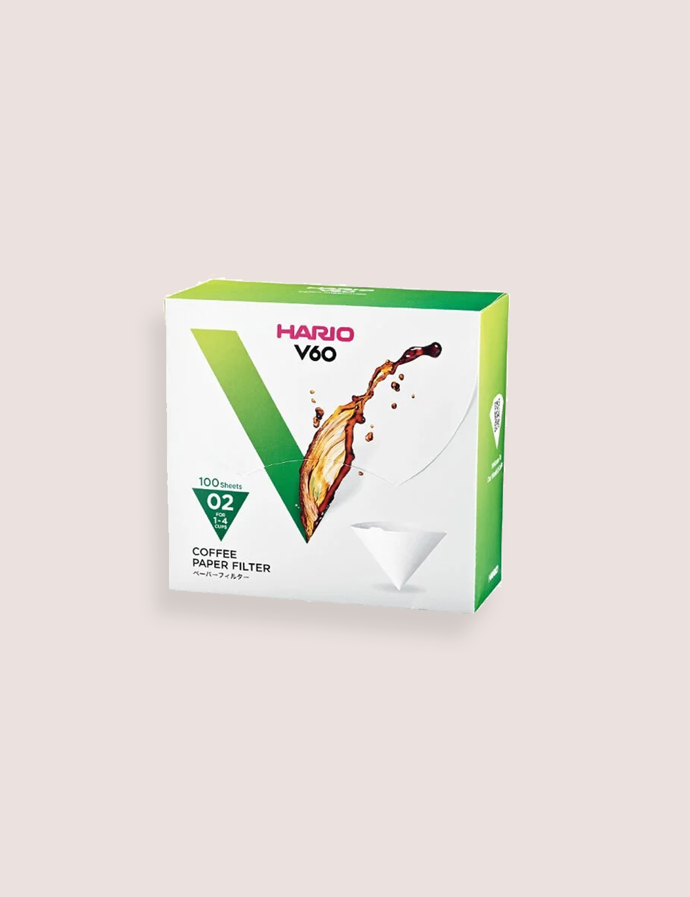 Hario V60 02 Dripper Filtresi Kutulu (100 adet)